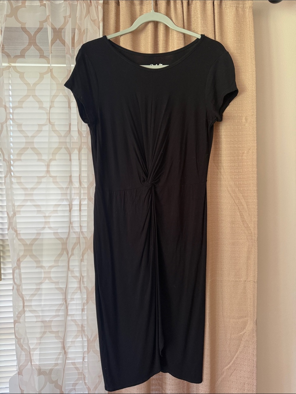 Maurices Black Twist-Front Women's Dress